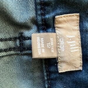 J. Jill Size 12 Crop Stretch Jeans